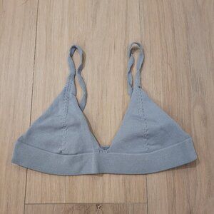 ZARA | Knit Triangle Bralette Bra Top | Sz. S